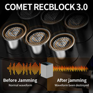 Thiết bị gây nhiễu âm thanh với các khối từ xa micrô ghi âm chống gián điệp - Product Image 5