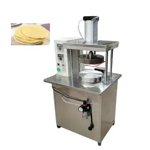 Pita Lavash Sheeter Industrial Plant Gas Frozen Burrito Crust Chapati Make Tortilla Machine For Taco Roti Make Commercial