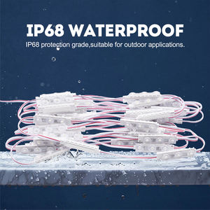 โมดูลไฟ LED 3 เลนส์ กันน้ำ 24V 12V  วัสดุ ABS พลาสติก  ไฟแบ็คไลท์  ได้รับมาตรฐาน UL 1W แสงสีขาวเย็น สำหรับตกแต่งป้ายตัวอักษร - Product Image 5