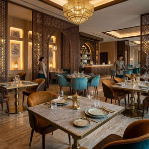Mesa de Comedor de Piedra Sinterizada <span class=keywords><strong>Romandie</strong></span> de Lifepursue para Restaurantes y Cafés de Lujo - Product Image 4