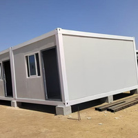 Maisons modulaires préfabriquées en acier, conteneurs plats 10ft 20ft 40ft, portables, démontables, design moderne, bureau, école, salle