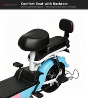 Trottinette Électrique YEESTEP 14 Pouces 500W 48V avec Alarme à Distance, Écran LCD, Phare LED, Clignotants, 3 Vitesses, Autonomie 40KM, Vélo Électrique