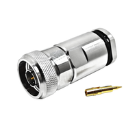 Connecteurs coaxiaux RF mâles N de type calmp pour câbles LMR400 RG213 RG214 H1000 en stock
