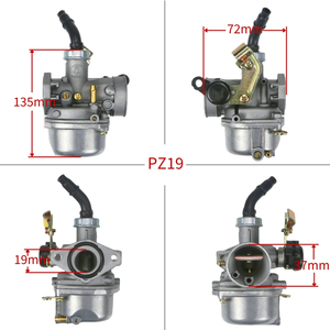 Vente en gros personnalisable Fourniture en vrac personnalisé OEM PZ19L-037C 19mm <span class=keywords><strong>50cc</strong></span> 125cc ATV <span class=keywords><strong>Quad</strong></span> Dirt Bike moteurs <span class=keywords><strong>chinois</strong></span> <span class=keywords><strong>carburateur</strong></span> universel - Product Image 2