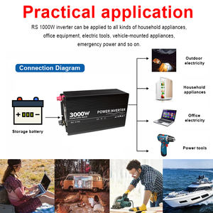 <span class=keywords><strong>Inversor</strong></span>/Convertidor de <span class=keywords><strong>Onda</strong></span> Sinusoidal <span class=keywords><strong>Pura</strong></span> KOSUN New Energy de 3000W, de CC 12v/24v/48v a CA con Tomas de Corriente Opcionales - Product Image 6