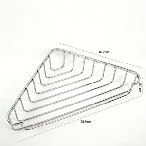 Étagère de rangement triangulaire murale mobile en métal à un seul niveau, style moderne, type sur pied, durable, étanche, pour la cuisine - Product Image 6