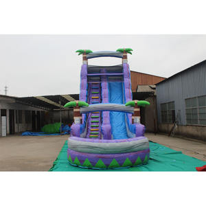 Tobogán acuático inflable de tamaño adulto de Pvc personalizado gratis para fiesta de boda - Product Image 2