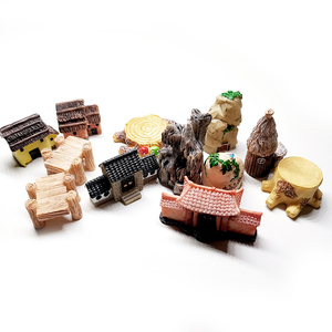 <strong>Miniature</strong> <strong>Resin</strong> Statue for Landscape Decor Retro Tower Garden Aquarium Christmas Decor DIY Simulation Sculpture - Product Image 3