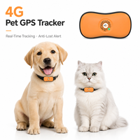 Pelacak GPS Hewan Peliharaan 4G untuk Anjing dan Kucing dengan Lokasi Real-Time, Geo-Fence, dan Tahan Air IP67