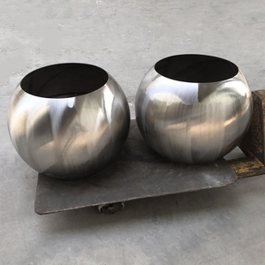 Bolas huecas de acero inoxidable sin pulir Esfera de metal de superficie cruda Pintura fácil con servicio de procesamiento de soldadura - Product Image 2