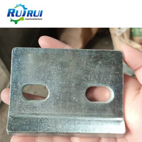 Support antichoc en U en bronze couleur naturelle, moderne et simple, pour fixation de poutre en I, sans perçage, non CNC, Hebei