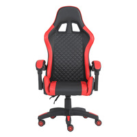 Accoudoir ergonomique réglable en cuir de PU de luxe personnalisé Chaise de jeu d'ordinateur à LED RVB colorée pour joueur