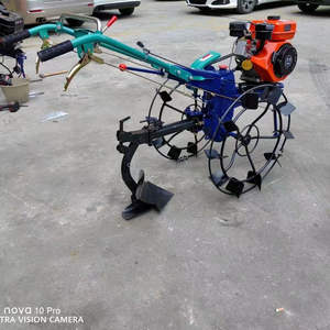 Yüksek kaliteli iki tekerlekli traktör kültivatör çiftlik kültivatörler benzinli toprak frezesi kültivatör ile el traktör - Product Image 6