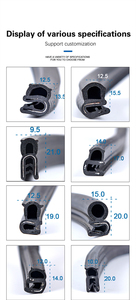 Tira de Goma EPDM para Sellado de Puertas de Automóviles y Tira de Goma Flexible para Protección de Bordes de Automóviles <span class=keywords><strong>con</strong></span> Servicios de Corte y Soldadura - Product Image 6