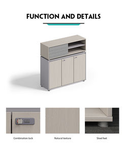 ตู้เก็บเอกสารไม้เฟอร์นิเจอร์สำนักงานโมเดลใหม่ - Product Image 4