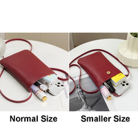 Sac de sécurité pour téléphone en cuir véritable personnalisé petit sac pour iPhone sacs de téléphone portable étuis