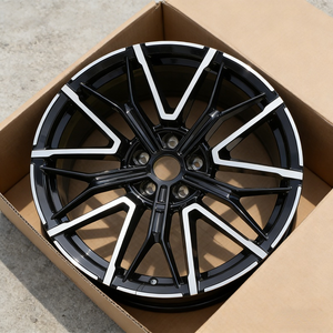 Ruedas Forjadas YUDAO OEM&ODM de 22 y 24 Pulgadas 5x130, Dos Tonos, Plateado Brillante y Negro, Diseño de Dos Piezas, Cóncavas Profundas para Benz GLS SUV - Product Image 3