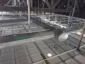 थर्मोस्थिर नरम पॉलिएस्टर कपड़े फायरप्रूफ सूक्ष्म घुसपैठ विरोधी संघनन थर्मल इन्सुलेशन जिम एयर नलिका - Product Image 4