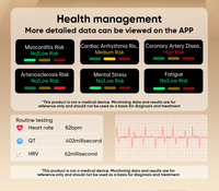 Reloj Inteligente MT800 con ECG, PPG, AMOLED, Llamadas por Bluetooth, Frecuencia Cardíaca, Presión Arterial, Sueño, Voz AI, Termómetro, Resistente al Agua IP67, Brújula para Android e iOS