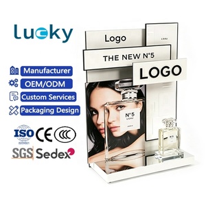Mostrador de Tienda Minorista Personalizado, Fácil de Montar, Expositor de Cosméticos de Acrílico, Expositores de Perfumes - Product Image 1