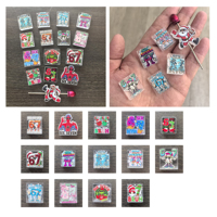 Nouveauté : Perles fantaisie en acrylique colorées (67 pièces) pour la fabrication de stylos, porte-clés, bijoux, bracelets et breloques DIY