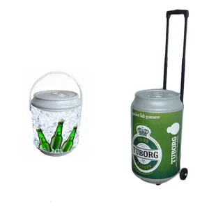 HS Plastic <strong>Cooler</strong> Ice Chest <strong>Cooler</strong> <strong>Box</strong> <strong>on</strong> <strong>Wheel</strong> for Camping with <strong>Wheels</strong> <strong>Cooler</strong> Easy to Carry and Keep Item Cooling Chest <strong>Box</strong> - Product Image 1