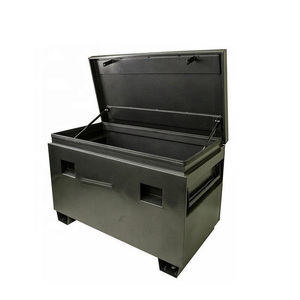 Boîte à outils métallique robuste personnalisable <span class=keywords><strong>pour</strong></span> chantier, <span class=keywords><strong>coffre</strong></span> de rangement portable verrouillable et étanche <span class=keywords><strong>pour</strong></span> <span class=keywords><strong>camion</strong></span> et équipement de construction - Product Image 2