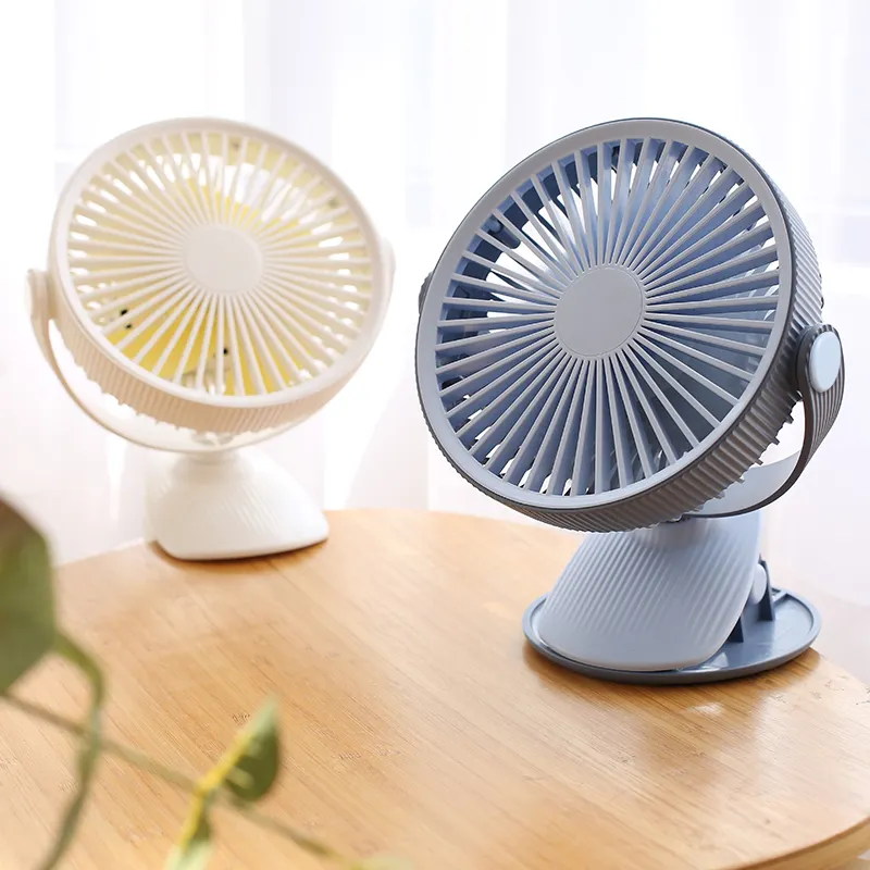 Offre Spéciale 360 Degrés Portable Mini Clip Ventilateur Oscillant Électrique Usb Chargeur Bureau Voyage Bureau Ventilateur De Bureau