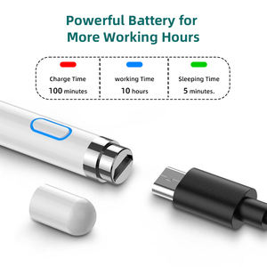 แฟชั่นใหม่ปากกาสไตลัสสัมผัสหน้าจอดินสออัจฉริยะสีขาวงานตามสั่งสำหรับแอปเปิ้ลแท็บเล็ตพีซี - Product Image 3