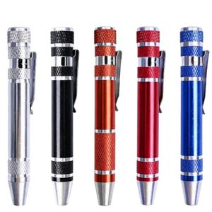 Outil à main de précision, kit de tournevis multi-embouts 8 en 1, tournevis stylo compact portable en métal, outil de poche, prix d'usine - Product Image 5