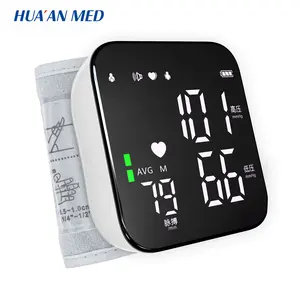 Huagen dispositivo de medição da pressão sanguínea, mais novo design, display led, avançado, monitor de pressão sanguínea