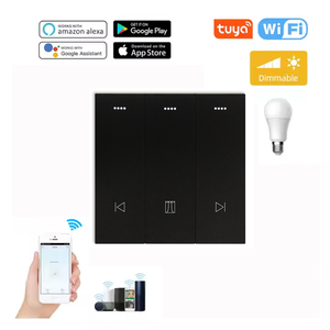Zigeeb Tuya interrupteur de rideau intelligent interrupteurs 220V interrupteur mural électrique pour la maison avec Google Home Alexa luxe avec la maison - Product Image 5