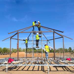 ชุดเต้นท์สำเร็จรูปหรูหราโครงเหล็กสำหรับงานหนัก, เต็นท์ความจุ2คนสำหรับรีสอร์ทวิลล่า - Product Image 5