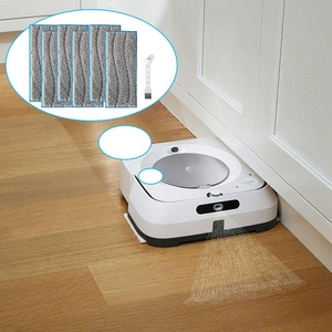 Tampons de nettoyage humides réutilisables lavables de haute qualité pour iRobots <span class=keywords><strong>Braava</strong></span> <span class=keywords><strong>Jet</strong></span> <span class=keywords><strong>m6</strong></span> Ultimate Robot vadrouille accessoires d'aspirateur - Product Image 6