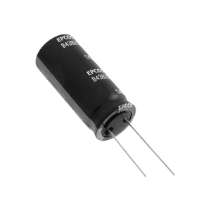 Distribuidor Autorizado, Condensador de Aluminio con Orificio Pasante 3900UF 20% 25V RADIAL B41896C5398M000 3900 uF - Product Image 1