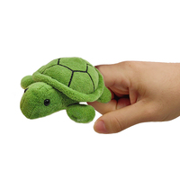 Nouveauté 2025 Marionnettes à doigts interactives en peluche, série Six, jouets animaux Poisson-clown, petite taille pour enfants