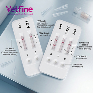 Kit per Test Rapido di Tipizzazione Sanguigna Felina, Strisce Reattive Veterinarie per Determinare il Gruppo Sanguigno di un Gatto - Product Image 1