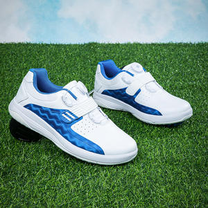 Chaussures de golf à pointes fixes, nouveau style printemps-été, vente en gros, antidérapantes, respirantes, style couple, chaussures de sport d'entraînement en plein air - Product Image 3