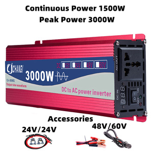 <span class=keywords><strong>Convertisseur</strong></span> de puissance à onde sinusoïdale pure monophasé NFC pour voiture et maison, <span class=keywords><strong>12V</strong></span> 24V 48V 60V DC vers AC 110V 120V <span class=keywords><strong>220V</strong></span> 230V 240V - Product Image 3