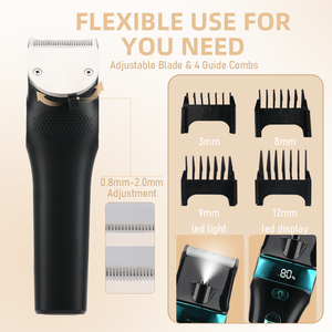 प्रोटेक रिचार्जेबल कॉर्डलेस कुत्ते बिल्लियों के लिए घोड़े की पालतू जानवरों के लिए सफेद प्रकाश के साथ बिल्लियों घोड़ों के घोड़े के लिए - Product Image 4