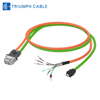 S200 6FX3802-7DN01 Cable dual Cable servo de alimentación y codificador con conector Cable de comunicación de cable de control adecuado para Siemens