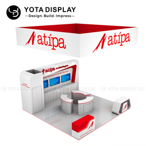 Stand d'exposition modulaire réutilisable Yota Xpanel, assemblage facile, installation rapide, présentoir en <span class=keywords><strong>bois</strong></span> pour salon professionnel - Product Image 3