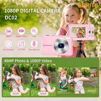 Cámara Digital Mini Innovadora 2026, CMOS Full HD, Diseño Portátil, 48MP, Zoom 18X, Modelo DC02S