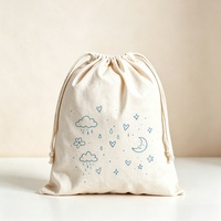 Sac à cordon personnalisé en toile imprimée motif dessin animé, écologique, recyclable, unisexe, robuste, réutilisable, pochette de rangement, sac cadeau de vacances pour