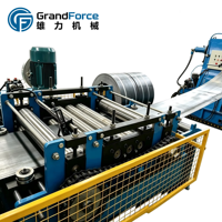 Machine de formage à rouleaux automatique pour garde-corps routier en profil W robuste avec découpe hydraulique, ligne de formage haute vitesse certifiée CE