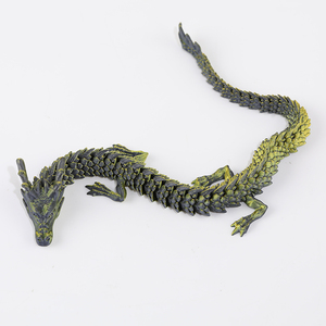Ensemble d'œufs de dragon en plastique écologique imprimés en 3D, jouets anti-stress rotatifs en cristal sur le thème des animaux - Product Image 3