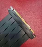 Câble Riser PCIe X16 5.0 vers PCIe X16 5.0 à 2 ports pour GPU, pour le minage et l'informatique IA (largeur de bande 128 Go/s, cuivre plaqué argent)