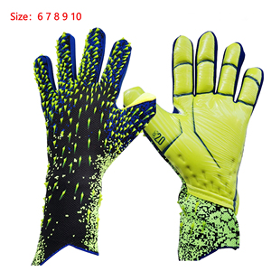 <span class=keywords><strong>Gants</strong></span> <span class=keywords><strong>de</strong></span> <span class=keywords><strong>gardien</strong></span> <span class=keywords><strong>de</strong></span> <span class=keywords><strong>but</strong></span> <span class=keywords><strong>de</strong></span> football professionnels en nylon épaissi, antidérapants, forte adhérence, unisexe, adulte, adolescent, protection - Product Image 2