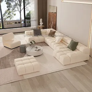 Модульный секционный напольный диван, набор для гостиной, французская мебель, глубокое сидение, современный, белый, модульный, секционный диван, наборы диванов