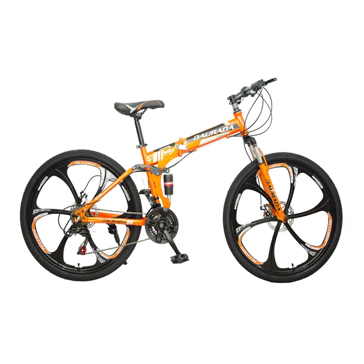 2024 envío directo de fábrica 26 "bicicleta plegable de acero de alto carbono bicicleta plegable portátil